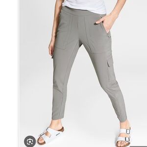 Athleta- Chelsea Women's Gray Cargo Pants. Size 10